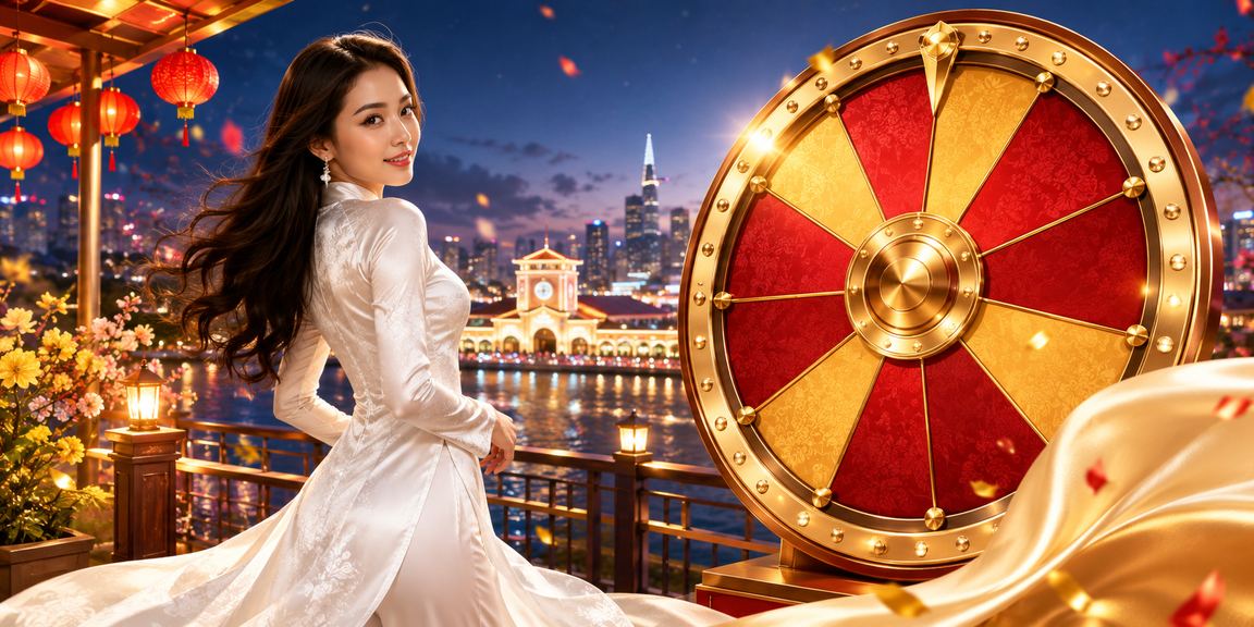 Biểu diễn Áo dài truyền thống tại sự kiện Lucky Draw ở Hồ Chí Minh