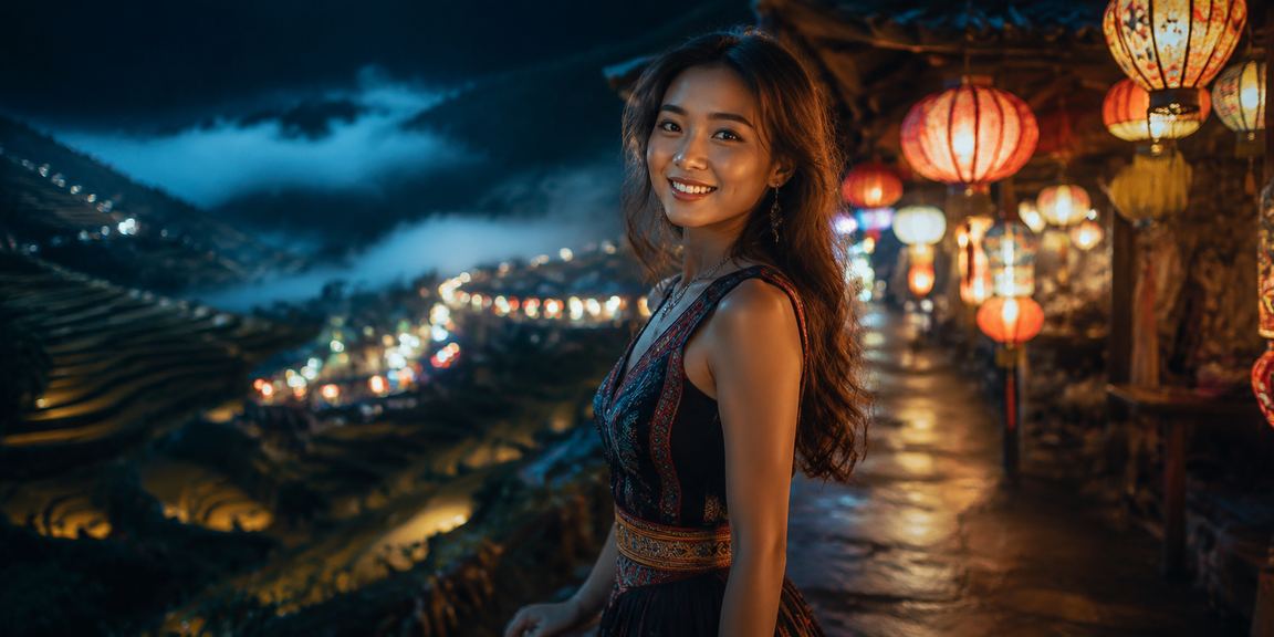 Khung cảnh chợ đêm cá cược sôi động tại Sapa